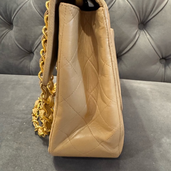 Chanel Classic Single Flap Jumbo XL Maxi - Vintage Beige HOLY GRAIL SINGLE FLAP - Picture 7 of 16